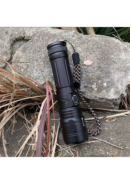 Süper Parlak El Feneri Güç Bankası Usb-C Şarj Edilebilir LED Güçlü Işık Multool Tool Tacical (Yurt Dışından) modelleri