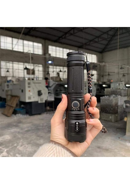 Süper Parlak El Feneri Güç Bankası Usb-C Şarj Edilebilir LED Güçlü Işık Multool Tool Tacical (Yurt Dışından) indirimleri