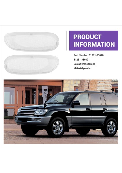 Toyota Için Kapı Lambası Kapağı 02-09 Prado LC120 Land Cruiser LC100 81311-33010 81231-33010 (Yurt Dışından) indirimleri