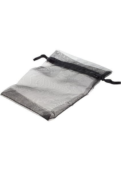 200 Siyah Organza Düğün Iyiliği Çantalar Mücevher Torbaları 9cm x 12CM (Yurt Dışından) fiyatları