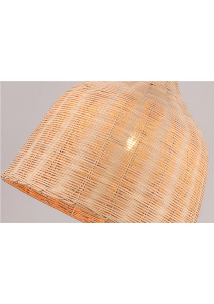 Rattan Lamba Kolye Işık Vintage Asma Labla Thenes E27 Oturma Odası Yemek Odası Dekor Cafe Restoran Hanglamp (Xxs) (Yurt Dışından) indirimleri