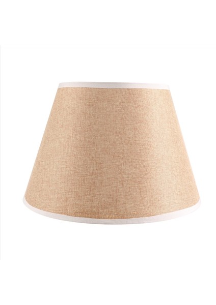 Masa Lambası Aksesuarlar E27 Keten Başucu Lambası Duvar Lambası Zemin Lambası Gölgesi Düşük Çapı 30CM Sarı (Yurt Dışından) fiyatları