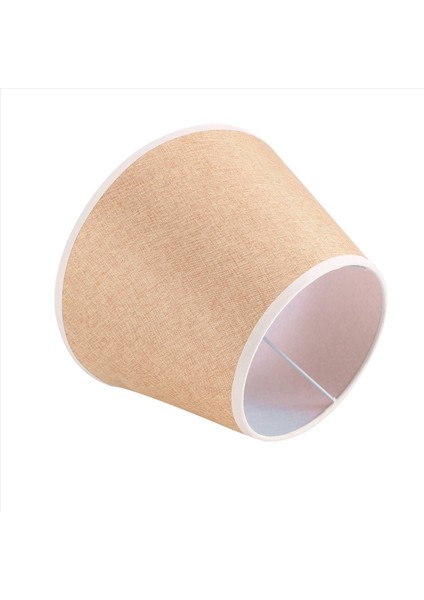 Masa Lambası Aksesuarlar E27 Keten Başucu Lambası Duvar Lambası Zemin Lambası Gölgesi Düşük Çapı 30CM Sarı (Yurt Dışından) modelleri