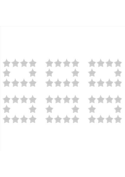 60 Set 80MM Dıy Dolablabilen Toplar Temiz Plastik Süsler Toplar Noel Ağacı Süsü Bible Parti Malzemeleri (Yıldız Şekli) (Yurt Dışından)