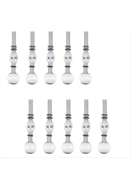 10PCS Cam Yağ Lambası Brülörleri Yüksek Borosilikat Brülörler Yağ Brülör Cam Boru Isıya Dayanıklı Cam Yağ Fener Kapağı (Yurt Dışından)