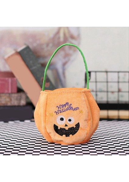 Cadılar Bayramı Şeker Çantaları Handamlar Şeker Depolama Kovası Cadılar Bayramı Şeker Kova Çantaları Tote Çocuk Partisi Cadılar Bayramı Için (Yurt Dışından)