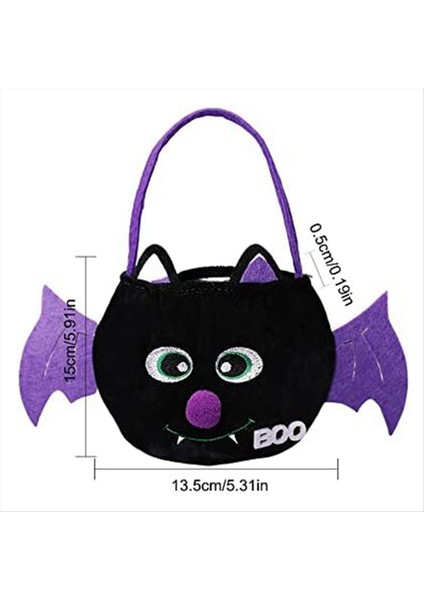 Cadılar Bayramı Şeker Çantaları Handamlar Şeker Depolama Kovası Cadılar Bayramı Şeker Kova Çantaları Tote Çocuk Partisi Cadılar Bayramı Için (Yurt Dışından) indirimleri