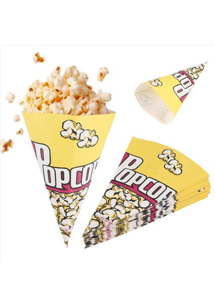 100X Patlamış Mısır Torbaları Kağıt Torbalar Badem Patlamış Mısır S (Yurt Dışından) modelleri