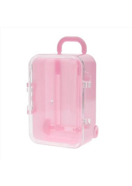 5x Pembe Mini Roller Seyahat Bavul Şeker Kutusu Kişilik Yaratıcı Düğün Şeker Kutusu Bagaj Tramvay Kılıfı (Yurt Dışından) fiyatları