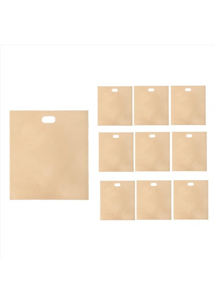 Yeniden Kullanılabilir Tostaster Çantaları Yapışmaz Kızarmış Sandviç Çantalar Sandviçler Için Plastik Torba Açılması Kolay Toastie Çantalar 10 Pcs A (Yurt Dışından)