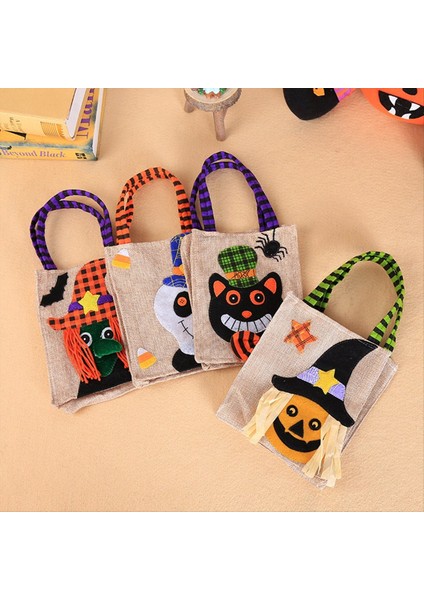 Cadılar Bayramı Leri Dokunmayan Tote Çantaları Şeker Çantaları Hayalet Kabak Çantaları Dekorasyonlar Sahne Çantaları (Yurt Dışından) modelleri