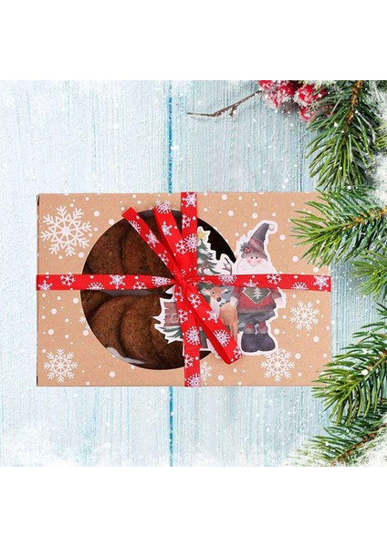 24PCS Noel Kurabiye Kutusu Gıda Güvenli Kraft Kağıt Pişirme Kutusu Ambalaj Kekleri Için Hamur Işleri Noel Partilerinde Set (Yurt Dışından) indirimleri