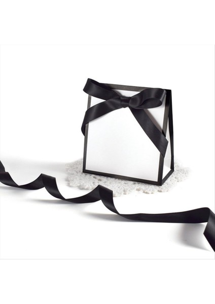 Çantası Hepburn Style Basit Siyah Beyaz Yay Debriyaj Çantası Kravat Eşarp Mini Çantası Siyah (Yurt Dışından) indirimleri