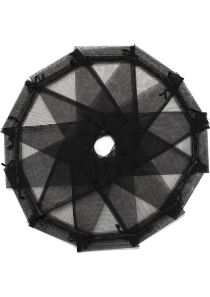 100PCS Siyah Organze Çantaları 9X12CM Örgü Düğün Iyilik Çantaları Mücevher Makyajı Için Brawstring ile Şeker Bebek Duşu (Yurt Dışından)