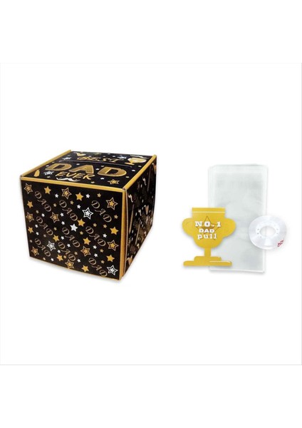 Nakit Çekme Için Mutlu Babanın Para Kutusu Para Kutusu Para Çekme Kart Diy Seti Sürpriz Baba Kutusu (Yurt Dışından)