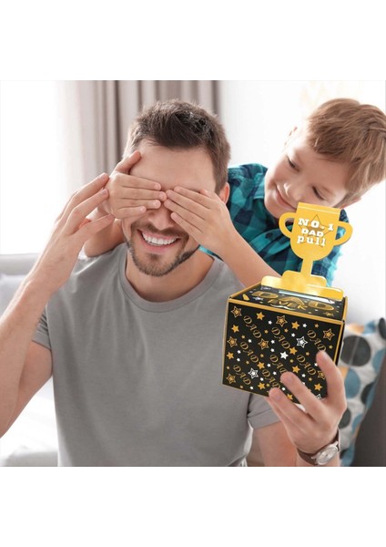 Nakit Çekme Için Mutlu Babanın Para Kutusu Para Kutusu Para Çekme Kart Diy Seti Sürpriz Baba Kutusu (Yurt Dışından) indirimleri