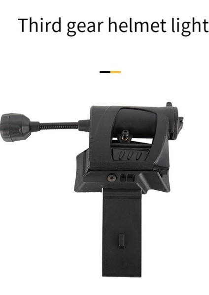 Taktik Airsofts Kask Işık LED Kask Şarj Kask Başlıkları Işıklar Enerji Tasarlayan Güçlü El Feneri 3modes Siyah (Yurt Dışından) modelleri