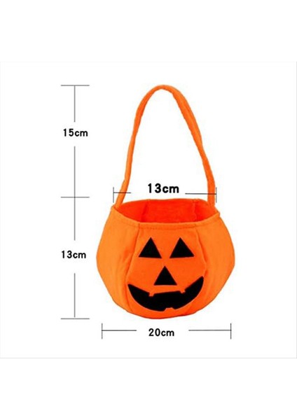 Çocuklar Için Cadılar Bayramı Kabak Şeker Çantaları Hile Veya Treat Pumpkin Kovaları Hile Veya Treat Torbaları Çocuklar Için Tutucu Çantası (Yurt Dışından) modelleri