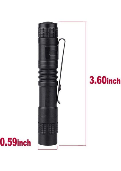 4x El Feneri Kalem Süper Küçük Mini Aaa Xpe-R3 LED Lamba Kemeri Klip (Yurt Dışından) fırsatları