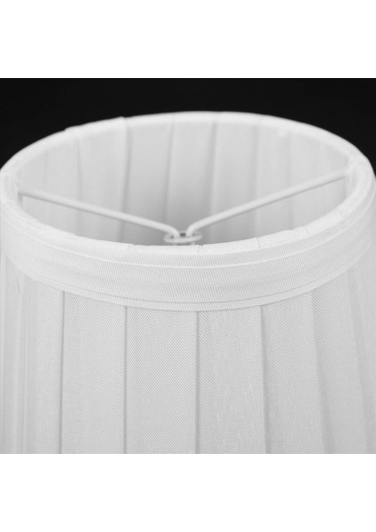 4x Vintage Kumaş Lambası Masa Masa Masası Yatak Lambası Kapak Tutucu Avize Beyaz (Yurt Dışından)