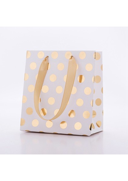 Şerit Kulplu Küçük Çantaları Altın Mini Çantası (Metalik Noktalar 16 Paket Toplu) (Yurt Dışından) indirimleri