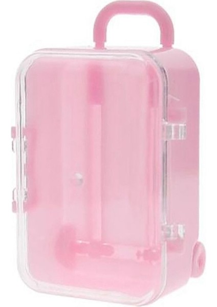 3x Pembe Mini Roller Seyahat Bavul Şeker Kutusu Kişilik Yaratıcı Düğün Şeker Kutusu Bagaj Tramvay Kılıfı Şeker Oyuncak (Yurt Dışından) modelleri
