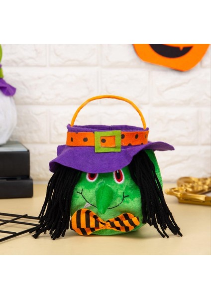 Cadılar Bayramı Dekorasyonları Cadı Kabak Tote Çanta Çocuk Festivali Şeker Çantası Giydirme Prop Çantası (Yurt Dışından) modelleri