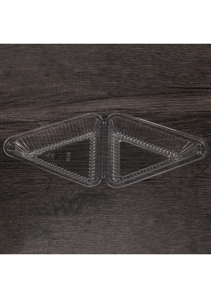 100PCS Üçgen Cheesecake Kutuları Dilim Kek Kutusu Üçgen Pasta Tutucular Pastane Partisi Düğünü Için Kek Kutuları (Yurt Dışından)