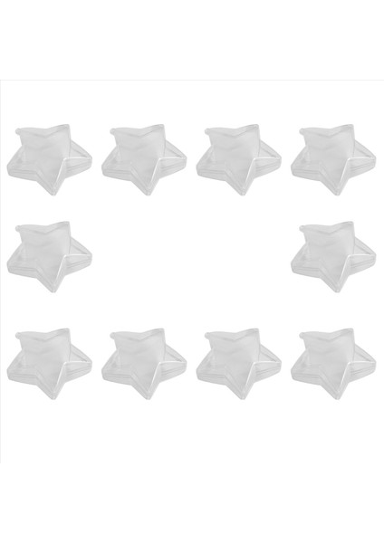 20 Set 80MM Dıy Doldurabilen Toplar Temiz Plastik Süsler Toplar Noel Ağacı Süslemesi Partisi Parti Malzemeleri (Yıldız Şekli) (Yurt Dışından) modelleri