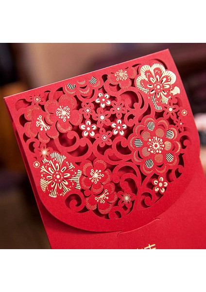 20PCS Çin Kırmızı Zarfları Şanslı Para Zarfları Yeni Yıl Düğün Için Düğün Kırmızı Paket (7x3 4 Inç) (Yurt Dışından) fiyatları