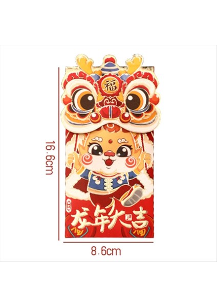 12PCS Kırmızı Zarflar Çin Kırmızı Zarf Şanslı Para Zarfı Çin Yeni Yıl Kırmızı Zarflar Yeni Yıl Kırmızı Paket (Yurt Dışından) fırsatları