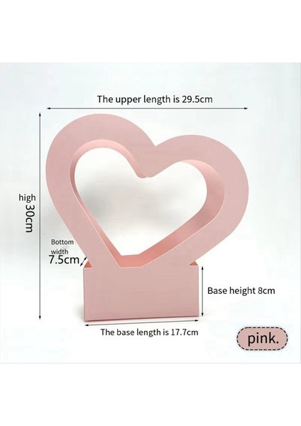 Aşk Sepeti Kalp Şeklinde Sevgililer Günü Kutusu Ambalaj Kutusu Kağıt Tatlı Parti Düğün Dekorasyon Kutusu-A (Yurt Dışından) modelleri