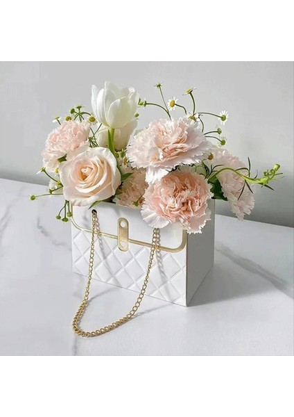 16PCS Çiçek Kutusu Gül Ambalaj Kutusu Sevgililer Günü Doğum Günü Partisi Ler Sarma Kağıt Torba Kutusu B (Yurt Dışından) fırsatları