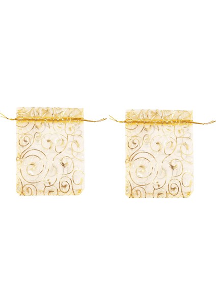 200PCS Kirpik Organze Drawstring Torbaları Takı Partisi Düğün Favor Çantaları 3 5 Inçs4 3 Inç (Yurt Dışından)