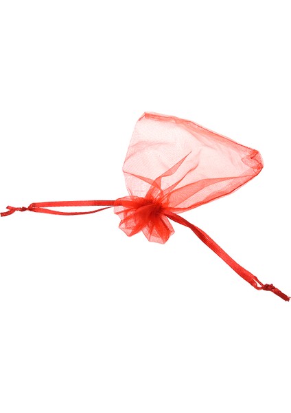 60 x Çanta Çantası Organze Torbası Ince Mücevher Çantası Kırmızı (Yurt Dışından) fiyatları