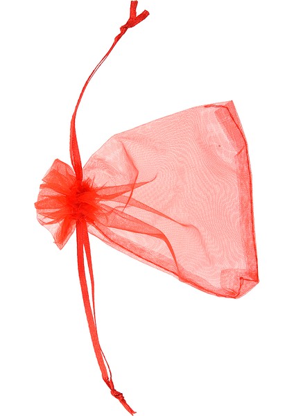 60 x Çanta Çantası Organze Torbası Ince Mücevher Çantası Kırmızı (Yurt Dışından) modelleri