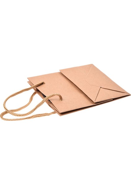 10 Adet Kağıt Takı Parti Çantası Gıda Taşıyıcı Çantalar - Kahverengi (Yurt Dışından) modelleri