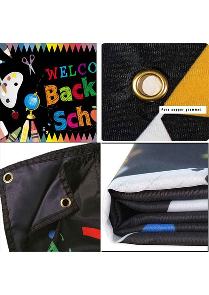 2x Okula Hoş Geldiniz Okulun Ilk Günü Banner Banner Okul Partisi Dekorasyon Malzemelerine Hoş Geldiniz (Yurt Dışından) fiyatları