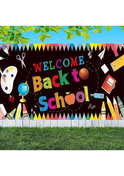 2x Okula Hoş Geldiniz Okulun Ilk Günü Banner Banner Okul Partisi Dekorasyon Malzemelerine Hoş Geldiniz (Yurt Dışından) fırsatları