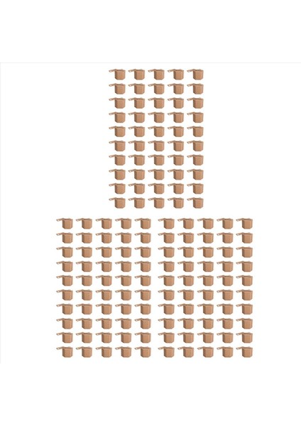 150PCS Kraft Kağıt Şeker Kutusu Altıgen Karton Şeker Kutusu Kutusu Sicim ve Etiket Düğün Malzemeleri ile (Yurt Dışından)