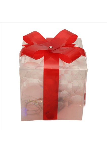 Noel Parlayan Ler Kutu Dekorasyon Süslemeli Yay Aydınlatma Kutusu Açık Işık Aydınlatma Xmas 2024 Ev Yard Dekor B (Yurt Dışından) fiyatları