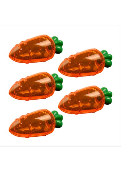 5 Adet Şeffaf Paskalya Plastik Havuç Şeker Kutusu Yaratıcı Paskalya Kutusu Süslemeleri C (Yurt Dışından)