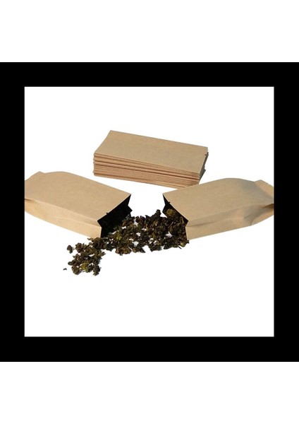 100PCS Kraft Kağıt Torba Torbası Vintage Küçük Kraft Kağıt Çantaları Su Geçirmez Zarf Ambalaj Şeker Parfüm (Yurt Dışından) fırsatları
