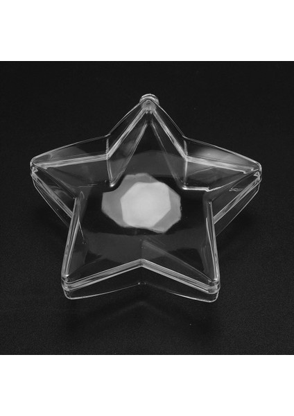 30 Set 80MM Dıy Dolablabalar Temiz Plastik Süsler Toplar Noel Ağacı Süsü Partisi Parti Malzemeleri (Yıldız Şekli) (Yurt Dışından) fırsatları