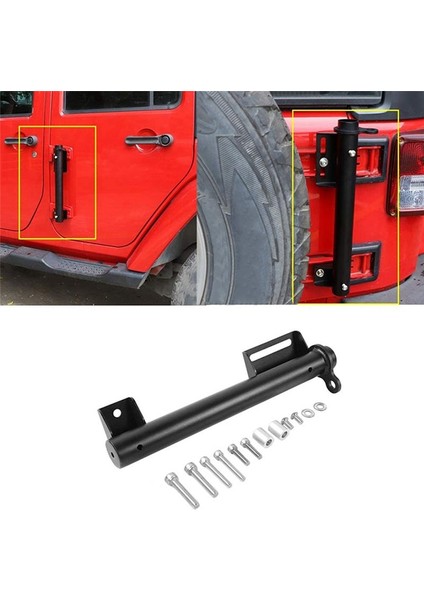 1 Set Araba Bayrağı Direği Braket Bayrak Direği Tutucu Jeep Wrangler BJ40 Tj Jk Jl Gladiator Jt 1997-2022 A Stilleri (Yurt Dışından) indirimleri