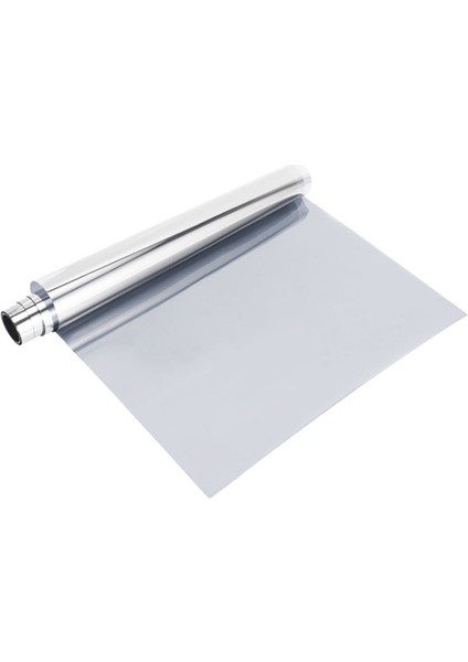 Bir Yol Ayna Pencere Film Güneş Engelleme Cam Çıkartma Isı Kontrolü Yansıtıcı Film Kendi Yapışkan Pencere Filmi 40X400CM (Yurt Dışından)