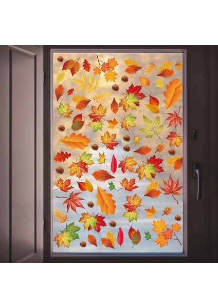 Sonbahar Penceresi Yapışıyor 9 Sayfa Sonbahar Pencere Cam Sonbahar Pencere Çıkartmaları Için Yapışıyor Sonbahar Pencere Çıkartmaları Şükran Günü (Yurt Dışından) modelleri