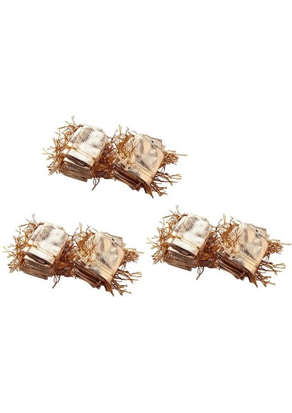 300PCS Altın Folyo Organze Çantası Şeker Çantaları Noel Dekorasyon Düğün Partisi Iyilik Torbası Ambalaj Çantaları 5X7CM (Yurt Dışından)