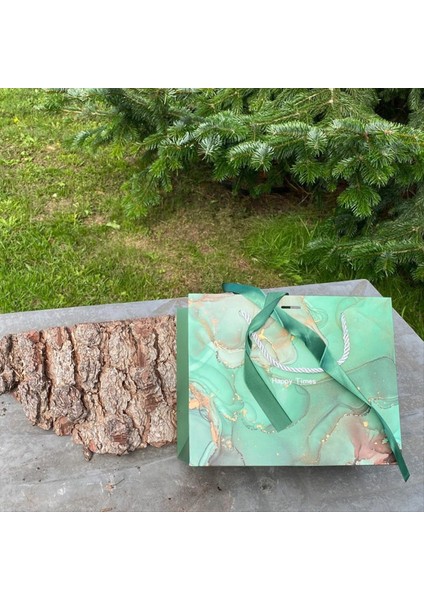 2pcs Bow Kurdele ile Kağıt Çantaları Doğum Günü Düğün Noel Parti Alışveriş Kulpları ile Çanta Torbaları (Yurt Dışından) fırsatları