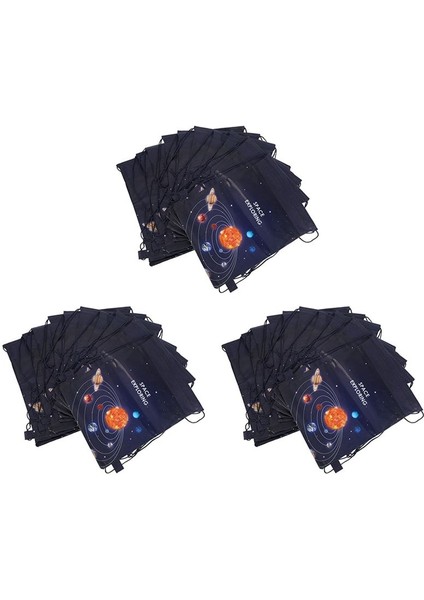 30 Adet Dokuma Olmayan Dış Gezegen Partisi Ler Çantalar Bebek Duş Şeker Çantaları Çocuk Leri (Yurt Dışından)